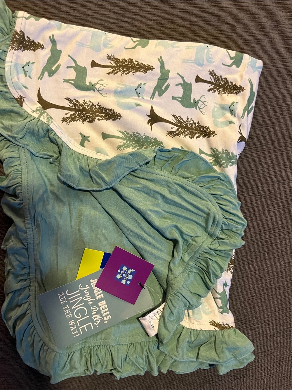 Kickee Pants Ruffle Stroller Blanket